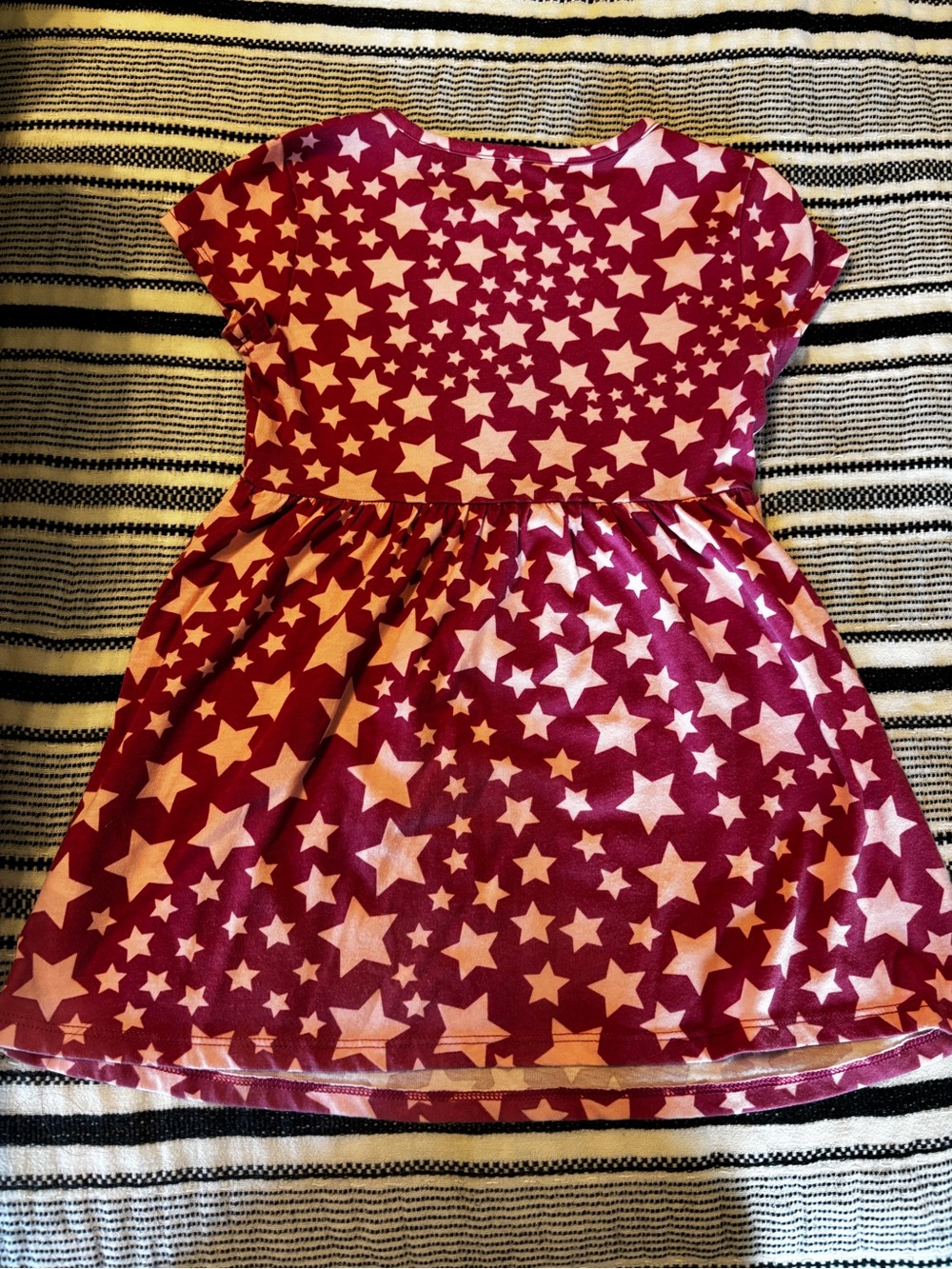 wonder nation Pink Star Pattern Casual Dress